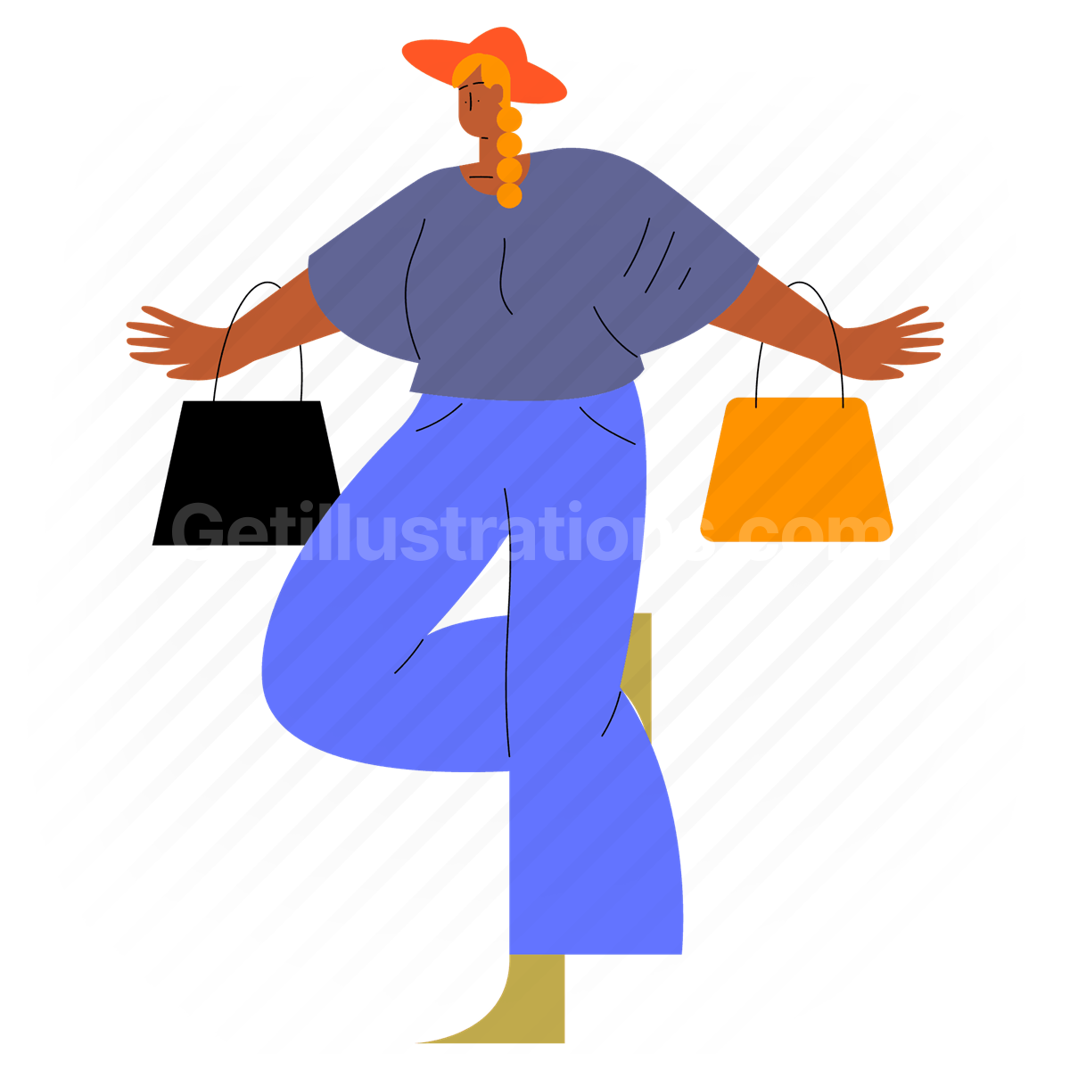 Shopping and Retail  illustration preview image